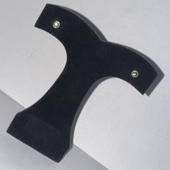 5 Mm Round Green Cz And Sterling Post Earrings - Picture 5 of 12